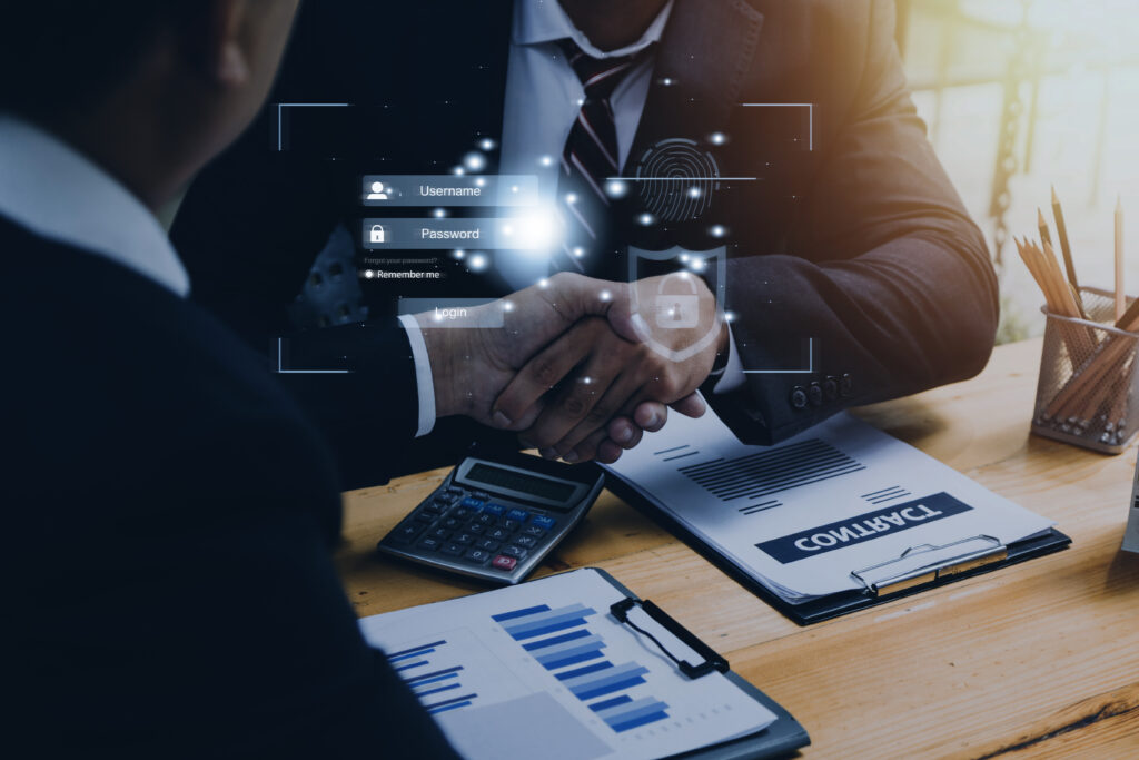 Concept of cyber security, information security and encryption,